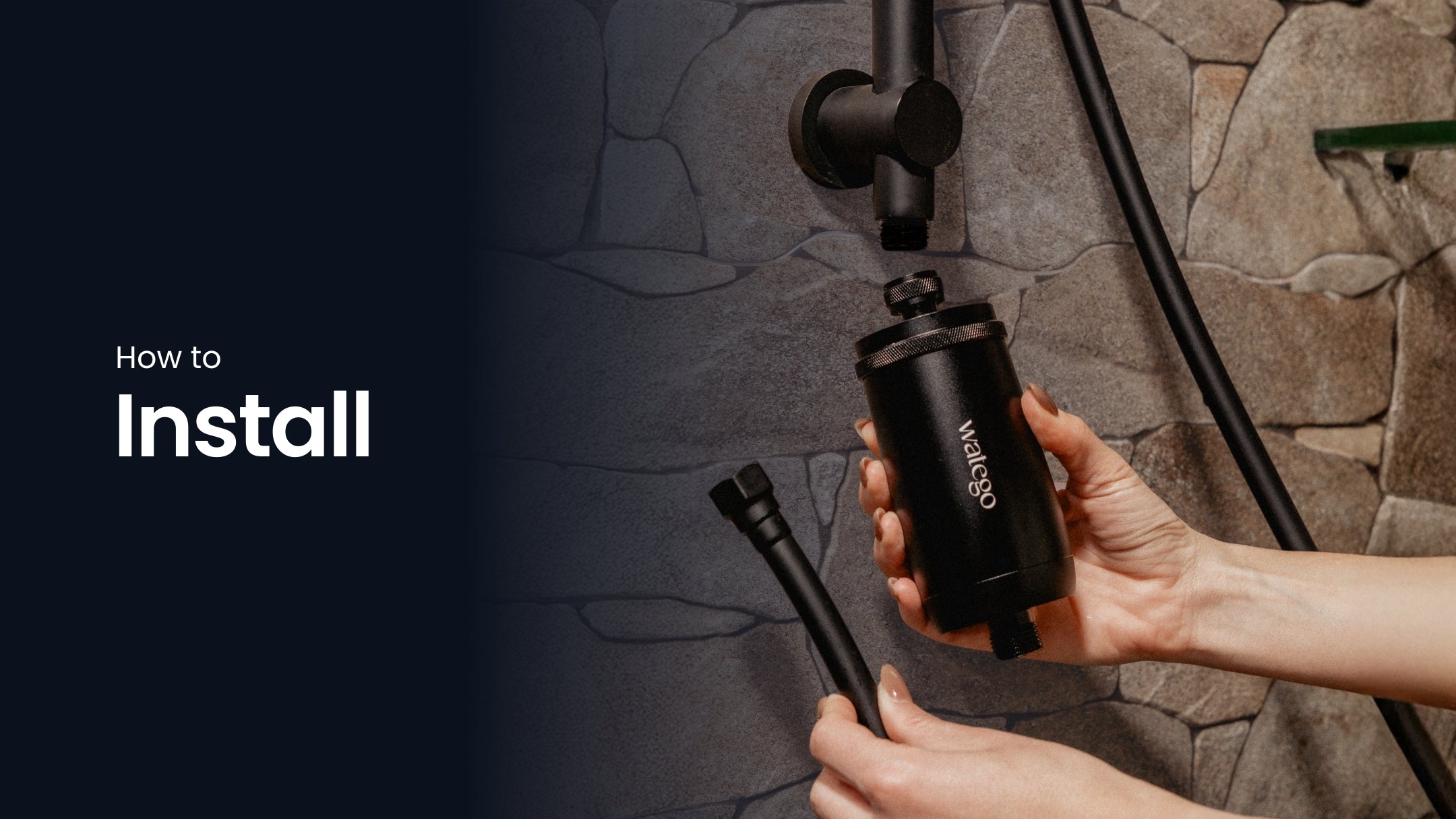 Load video: watego shower filter install tutorial video